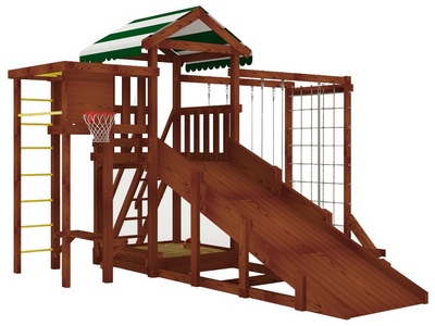 Детская игровая площадка Гарда 4 (Бри) всесезонная