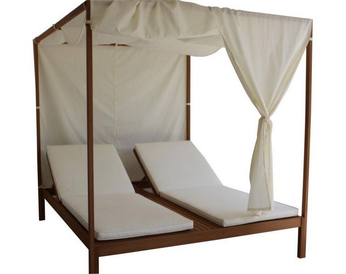 Лежак с навесом двухместный Alabama - вид 2