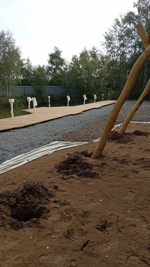 Пирс TORUDA-4 с декоративными светящимися шарами, 1 м2 - вид 4