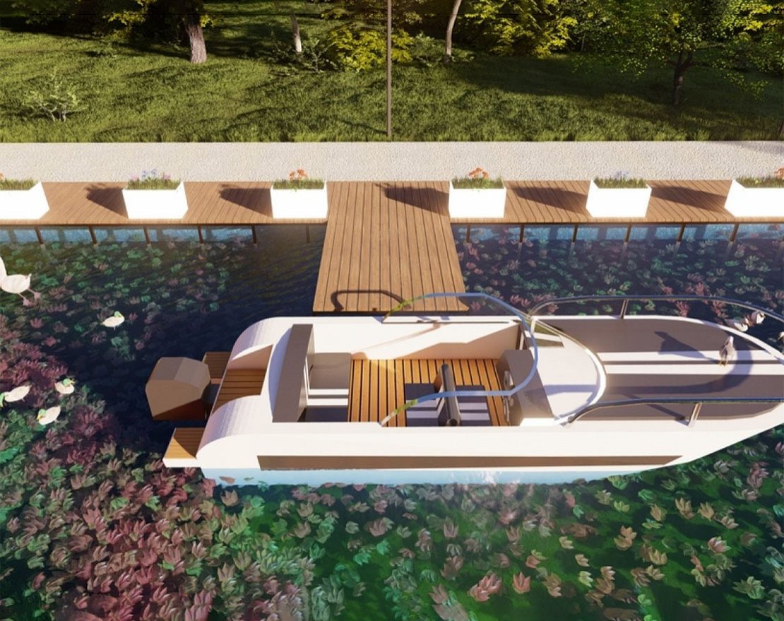 Пирс TORUDA-5 со светящимися кашпо, 1 м2 - вид 5